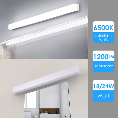 60cm 24w led wandleuchte - 40/60cm, 18/24w