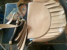 RAR Bree Brigitte 26 Natur  Rindsleder Schultertasche Satteltasche