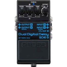 Boss SDE-3 Dual Delay kompaktes Gitarren-Effektpedal