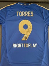 Torres Chelsea Trikot Number 9 Signiert - Beckett Authentic