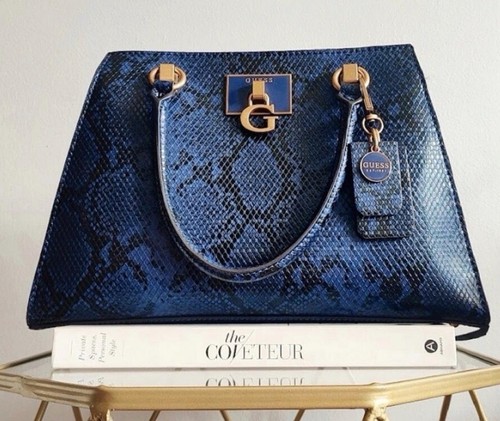 Guess pitone tasche - guess, blau