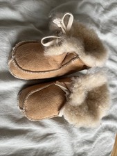 Babyschuhe Lammfell Wolle