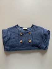 ALANA ♥ STRICKJACKE PULLOVER ♥ BABIES ♥ GR.68 CM 6-9 MONATE ♥ BLAU