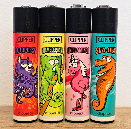 Clipper feuerzeuge 4er set - clipper,