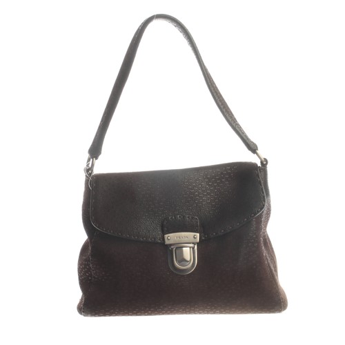 Prada schultertasche braun gut - prada,