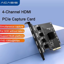ACASIS 4-Kanal integrierte PCI-E 1080P 60Hz 20Gb/S Video Capture Karte