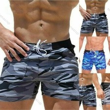 Herren Badeshorts Schwimm Kurze Hosen Jogging Badehose Sport Schwimmhose Kurze