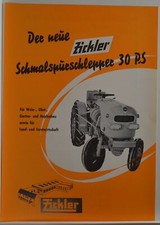 Zickler Eicher Prospekt "Der neue Zickler Schmalspurschlepper 30 PS"