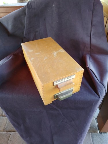 Alter karteikasten registratur - karteikasten,