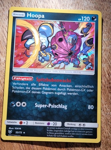 Hoopa holo pokemon - hoopa, 55/73