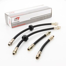 4x Bremsschlauch Bremsleitung Vorne Hinten für AUDI CABRIOLET B4 COUPE 89 8B