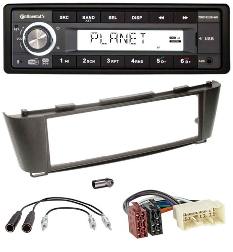 Continental usb 1din aux dab - continental,