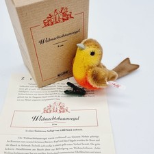 Steiff 037917 Weihnachtsbaumvogel 8 cm limitiert 5000