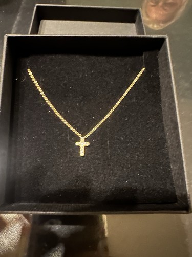 Kreuzcollier mit brillanten - kreuzcollier,