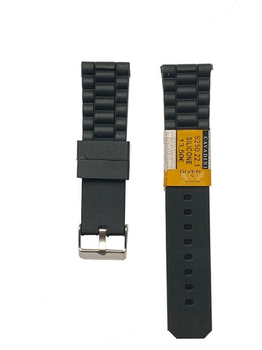 Uhrenarmband cavadini schwarz - uhrenarmband,