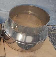 Kamin Schornstein DN 300:  Übergangsstück von doppelwandig auf einwandig, Döring