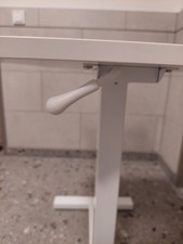 Computertisch mit Rollen, Höhenverstellbar, Schreibtisch Beistelltisch