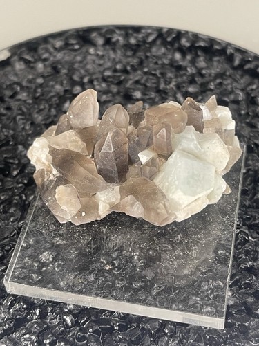 Rauchquarz mit amazonit - rauchquarz,