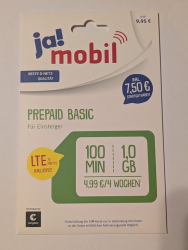 Mobil prepaid - ja!,