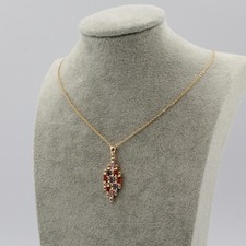 18 kt vergoldet mehrfarbig CZ