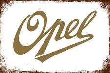 Retro Blechschild OPEL 30 x 20 cm Metallschild Vintage Nostalgie (0084201)
