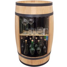 Holzfass Schnapsflaschenbar