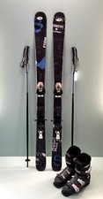🎿 Top Freestyle Ski Set 140 cm + Schuhe Gr. 40 / MP 25,5 + Neue Stöcke 🎿
