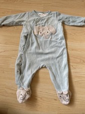 Strampler Baby Hellblau, Gr 62