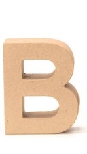 Glorex Papp-Buchstabe B 17,5 x
