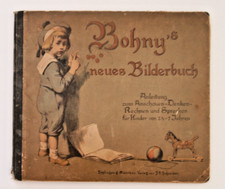 antikes Kinderbuch - Bohny's neues Bilderbuch - 1906  Esslingen, J. F. Schreiber