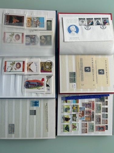 Briefmarken mauritius dhufar - briefmarken, mauritius,
