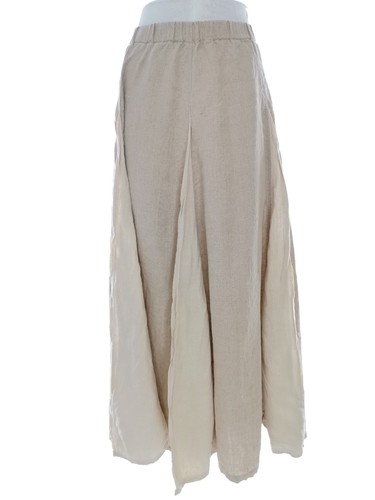 Boho lagenlook maxi rock - lagenlook, beige