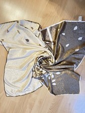 Karaca Halstuch Pashmina Schal Stola Satin Kopftuch Blogger Tuch Designer Blumen