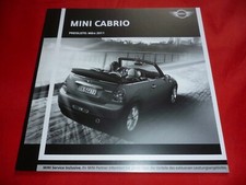 MINI Cabrio R57 One Cooper Cooper S Cooper D SD Preisliste Pricelist von 2011