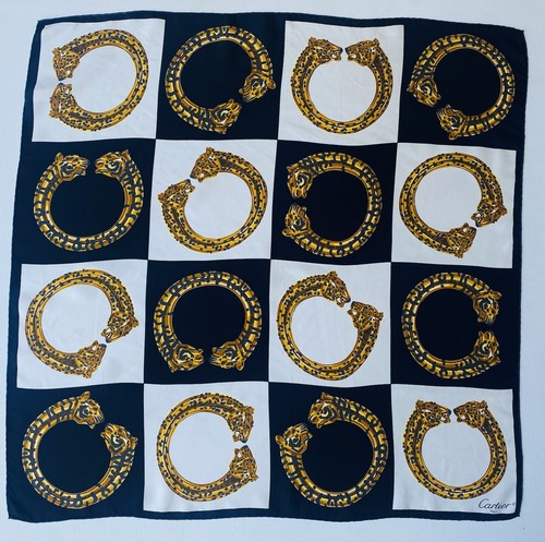 Cartier seidentuch - cartier,