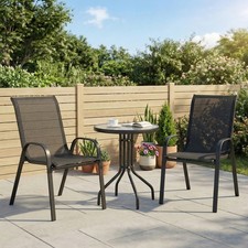 Outsunny Bistro-Set 3-teilig