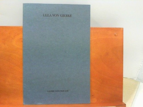 Ausstellungskatalog ulla von - ausstellungskatalog, :