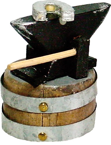 Krippenzubehör amboß aus - krippenzubehör,
