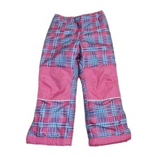 Schneehose Skihose Gr. 110 Topolino rosa-hellblau kariert Weite regulierbar