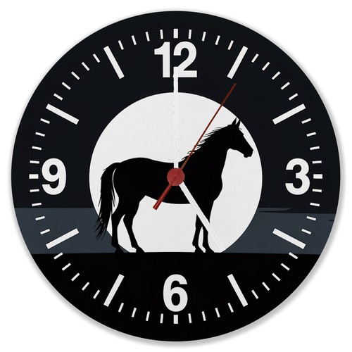 Schwarzes pferd silhouette - pferd,