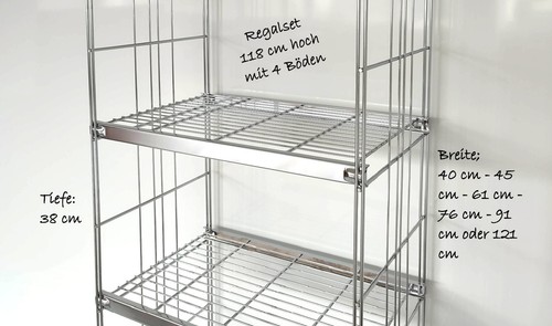 Regal 118 hoch 4 - regal, cm
