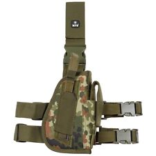 MFH Pistolenbeinholster Holster Tiefziehholster Beinholster rechts flecktarn 