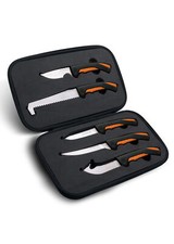 Cold Steel Jagd-Kit, 5-teiliges Aufbrech-Messer-Set mit Koffer