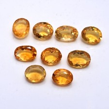 9 Stück Natürlich Citrin