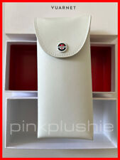 Vuarnet Brillentasche Tasche Leder weiß NEU in OVP