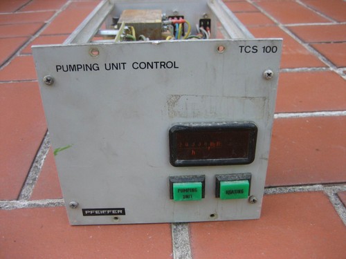 Pfeiffer tcs 100 pumping - pfeiffer,