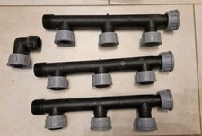 Multi- T-Verteiler 4fach 1" +  Winkel  1" von Tavlit, gebraucht