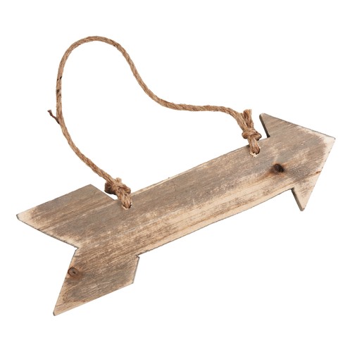Holzschild pfeil 30x10x1 - pfeil,