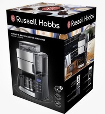 Russell Hobbs Grind & Brew 1000W Filter-Kaffeemaschine - Schwarz/Silber