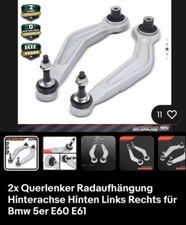 2 x Querlenker Radaufhängung hinten BMW E60 5er 520i NEU